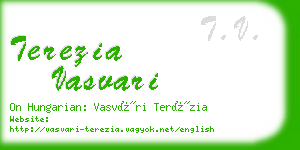 terezia vasvari business card